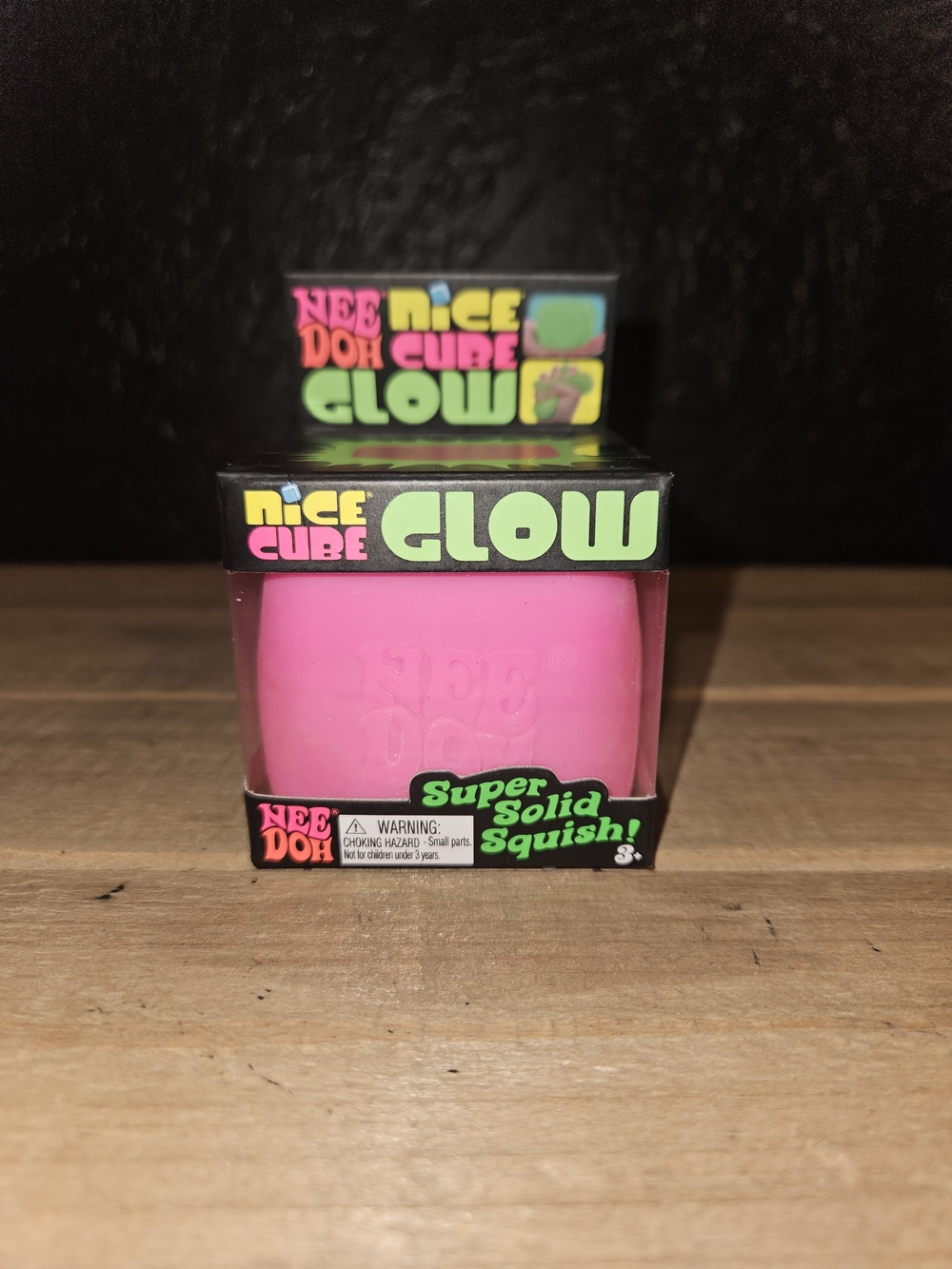 PINK Glow Needoh Nice Cube